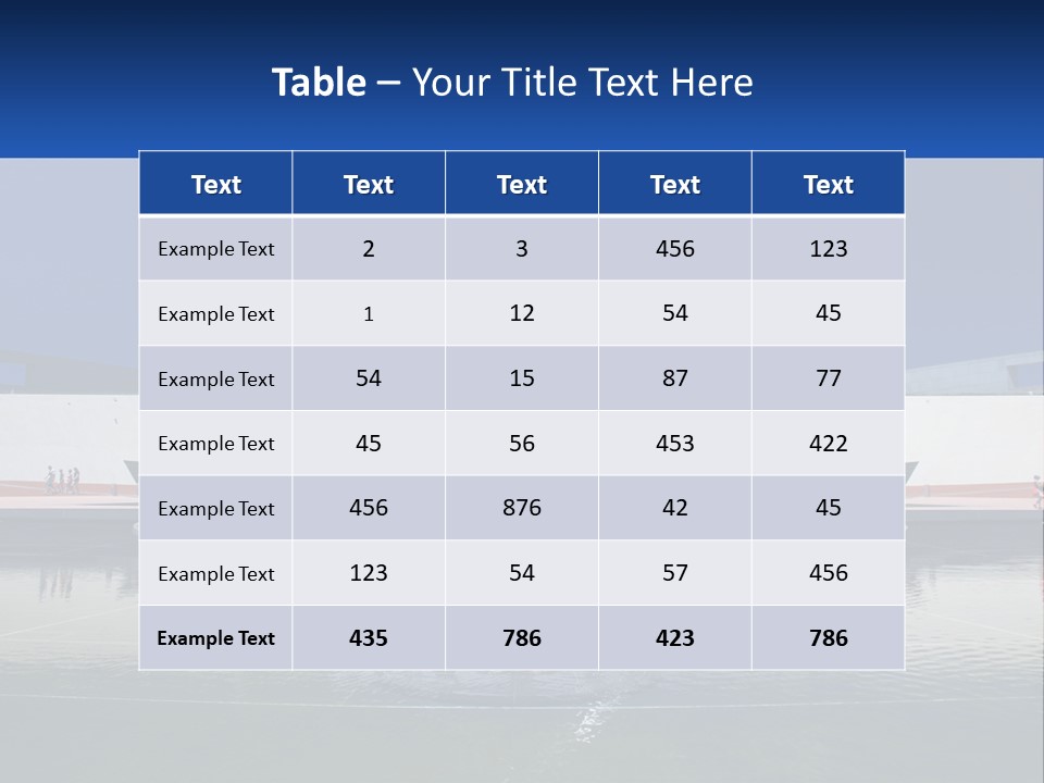 A Large Building With A Fountain In Front Of It PowerPoint Template