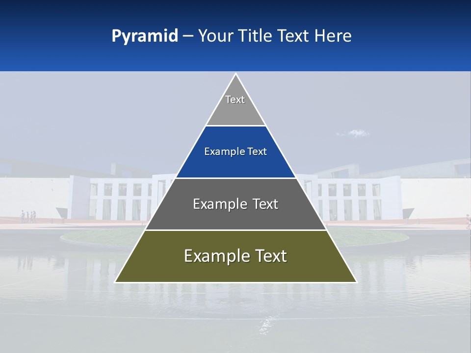 A Large Building With A Fountain In Front Of It PowerPoint Template