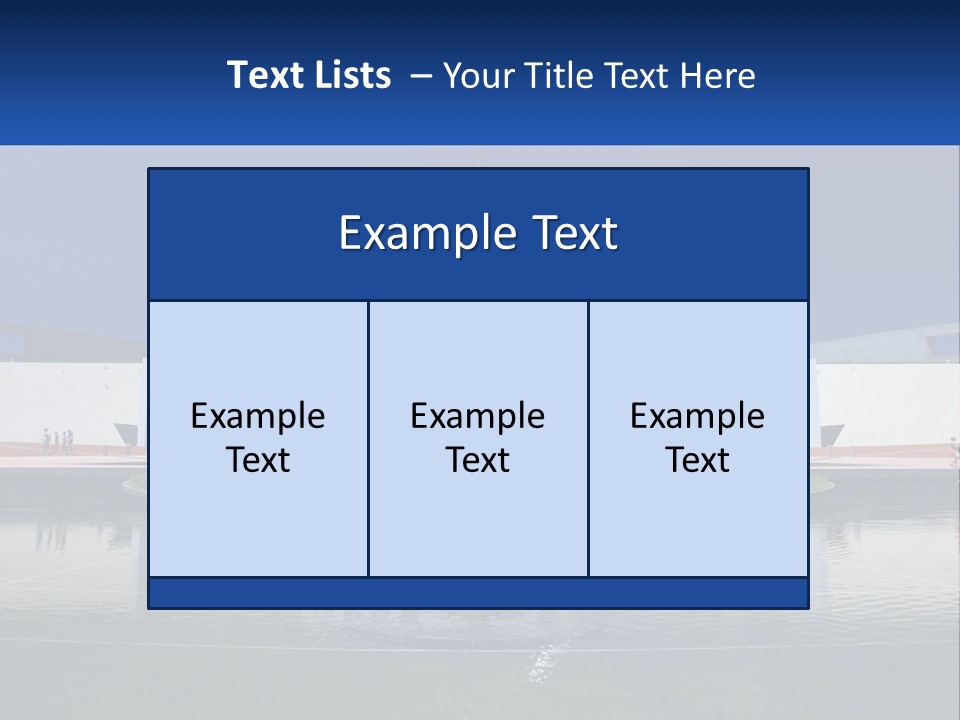 A Large Building With A Fountain In Front Of It PowerPoint Template