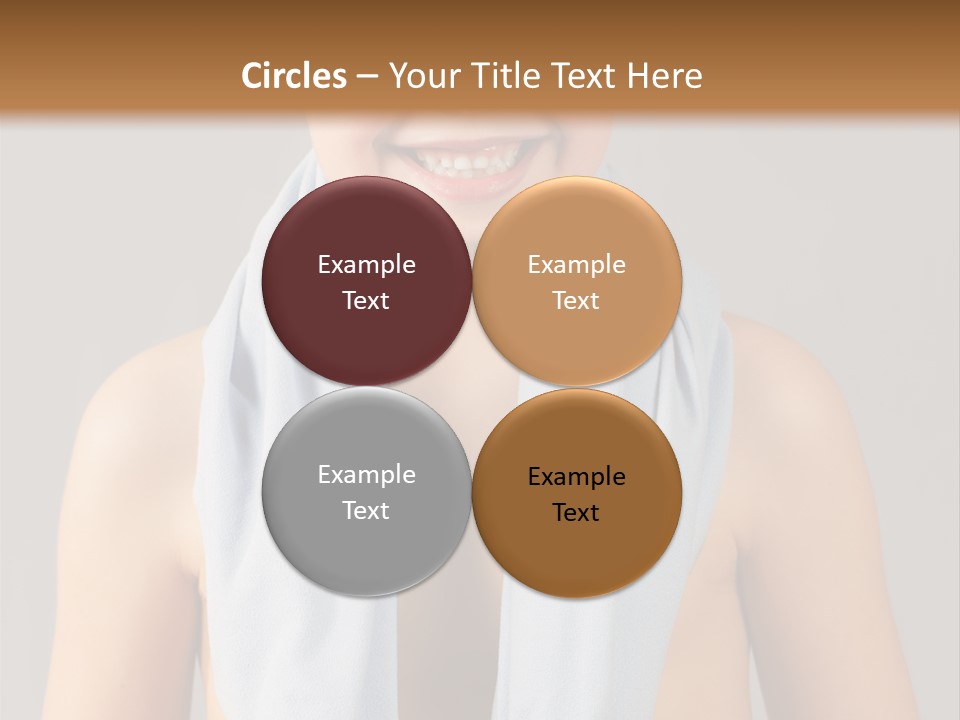 A Young Boy Wearing Sunglasses And A Blue Scarf PowerPoint Template