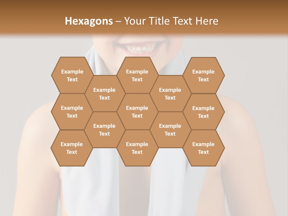 A Young Boy Wearing Sunglasses And A Blue Scarf PowerPoint Template