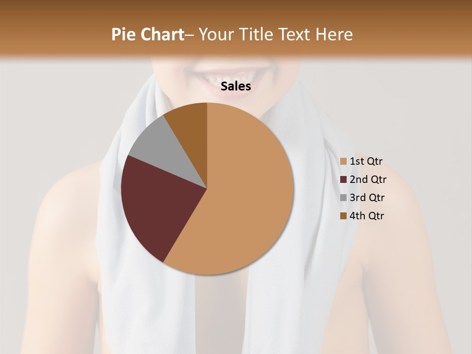 A Young Boy Wearing Sunglasses And A Blue Scarf PowerPoint Template