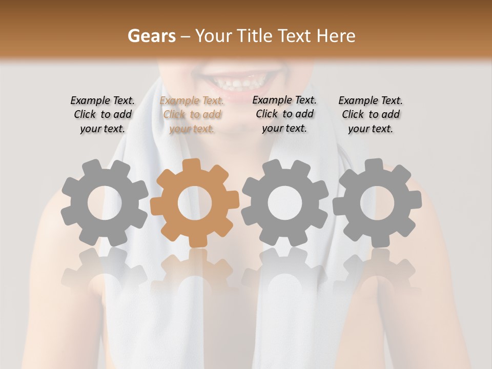 A Young Boy Wearing Sunglasses And A Blue Scarf PowerPoint Template