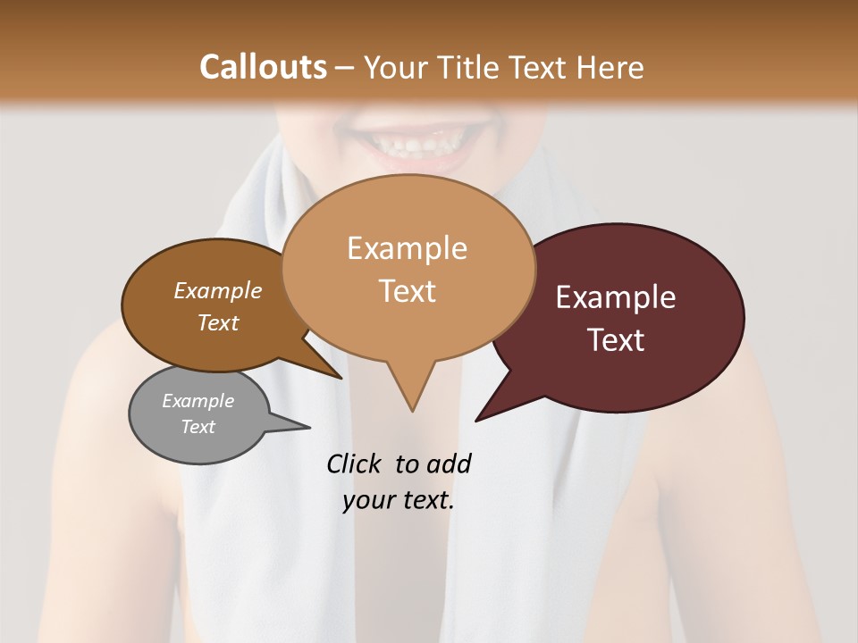 A Young Boy Wearing Sunglasses And A Blue Scarf PowerPoint Template