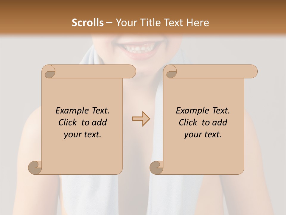 A Young Boy Wearing Sunglasses And A Blue Scarf PowerPoint Template