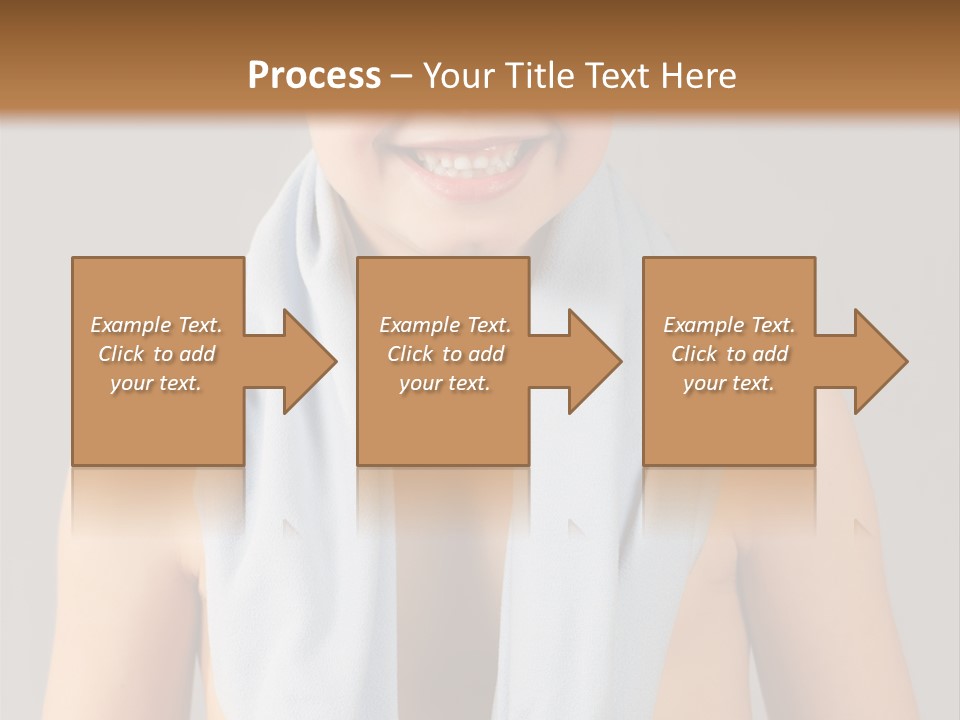 A Young Boy Wearing Sunglasses And A Blue Scarf PowerPoint Template