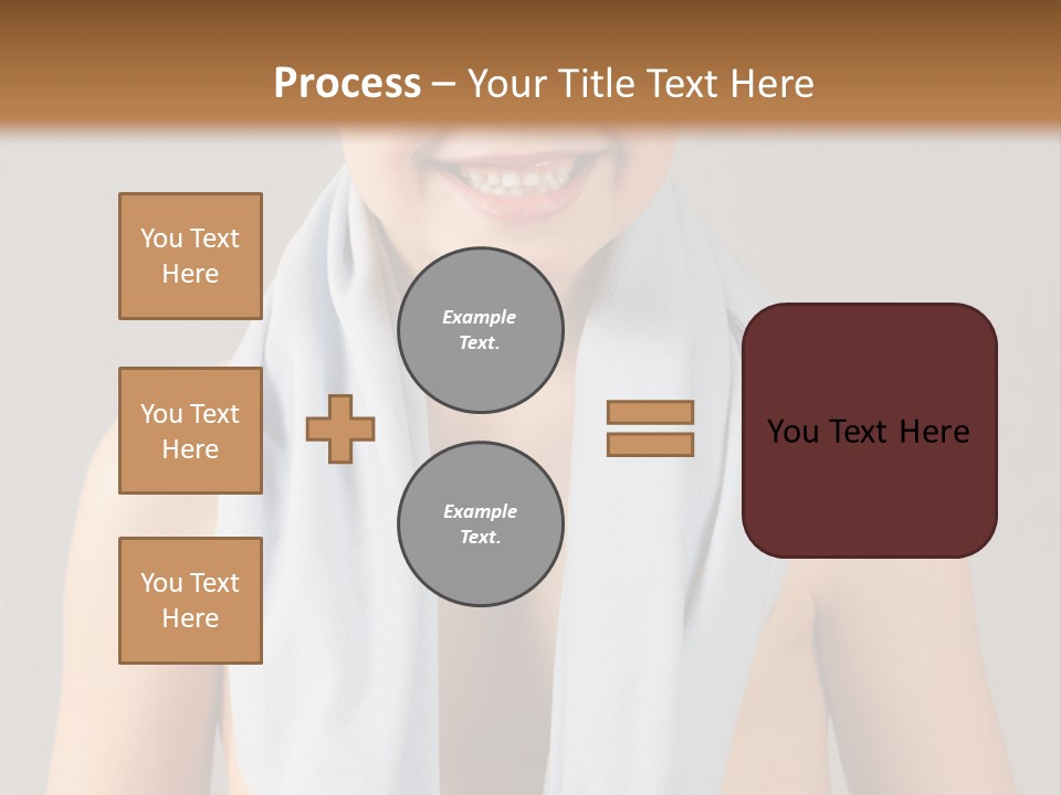 A Young Boy Wearing Sunglasses And A Blue Scarf PowerPoint Template