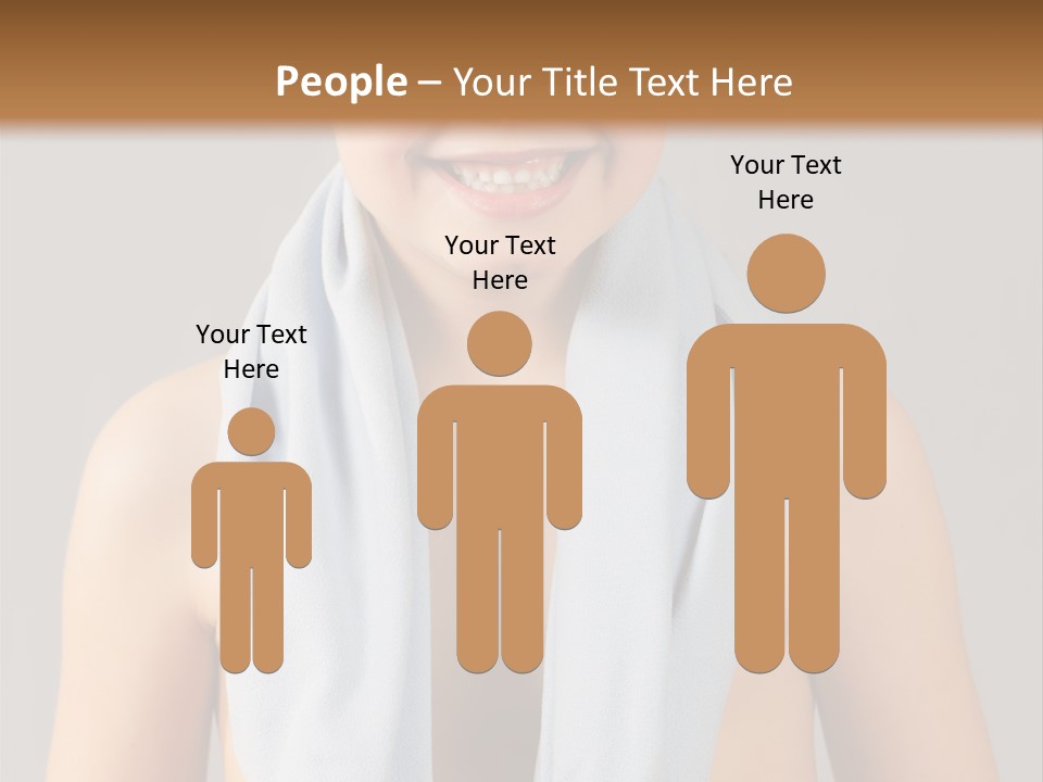 A Young Boy Wearing Sunglasses And A Blue Scarf PowerPoint Template