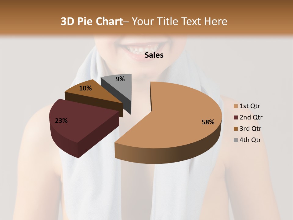 A Young Boy Wearing Sunglasses And A Blue Scarf PowerPoint Template