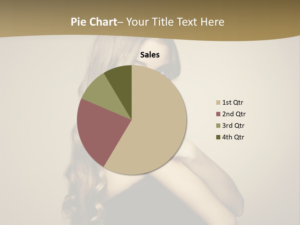 A Woman In A Black Dress With A Ring On Her Finger PowerPoint Template