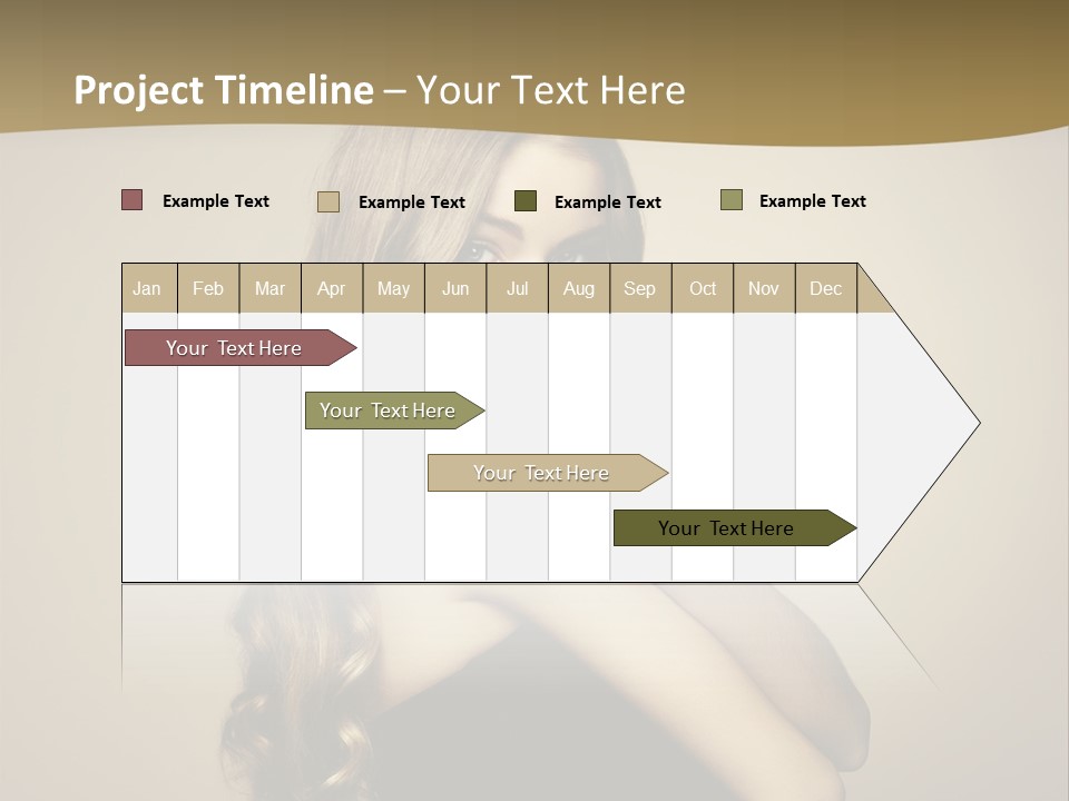 A Woman In A Black Dress With A Ring On Her Finger PowerPoint Template