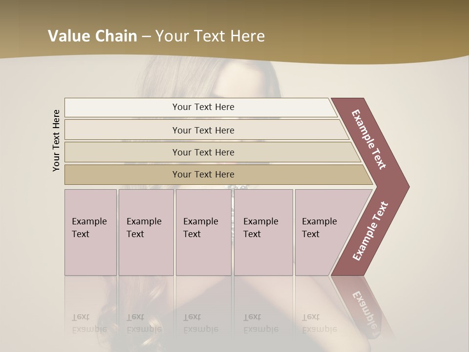 A Woman In A Black Dress With A Ring On Her Finger PowerPoint Template