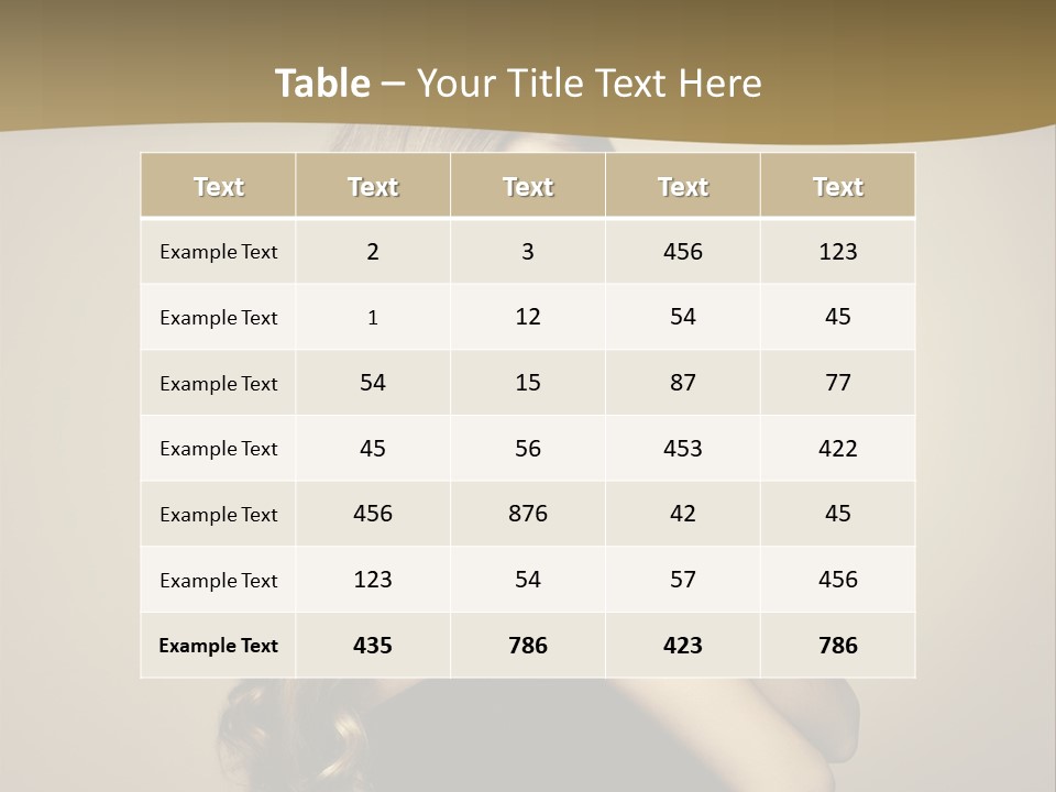 A Woman In A Black Dress With A Ring On Her Finger PowerPoint Template