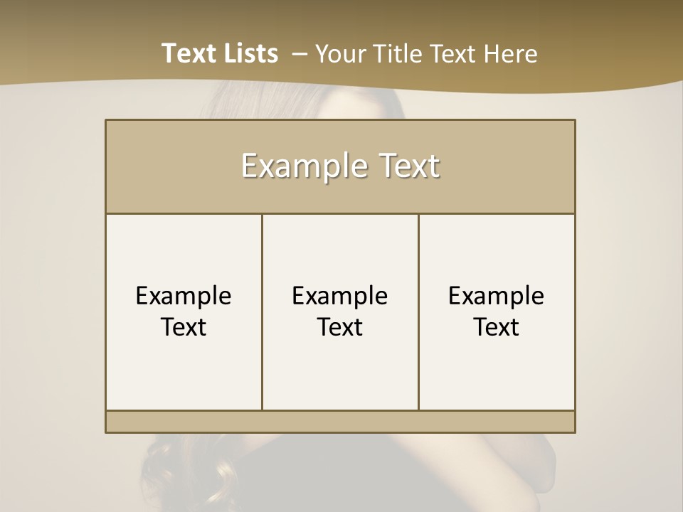 A Woman In A Black Dress With A Ring On Her Finger PowerPoint Template