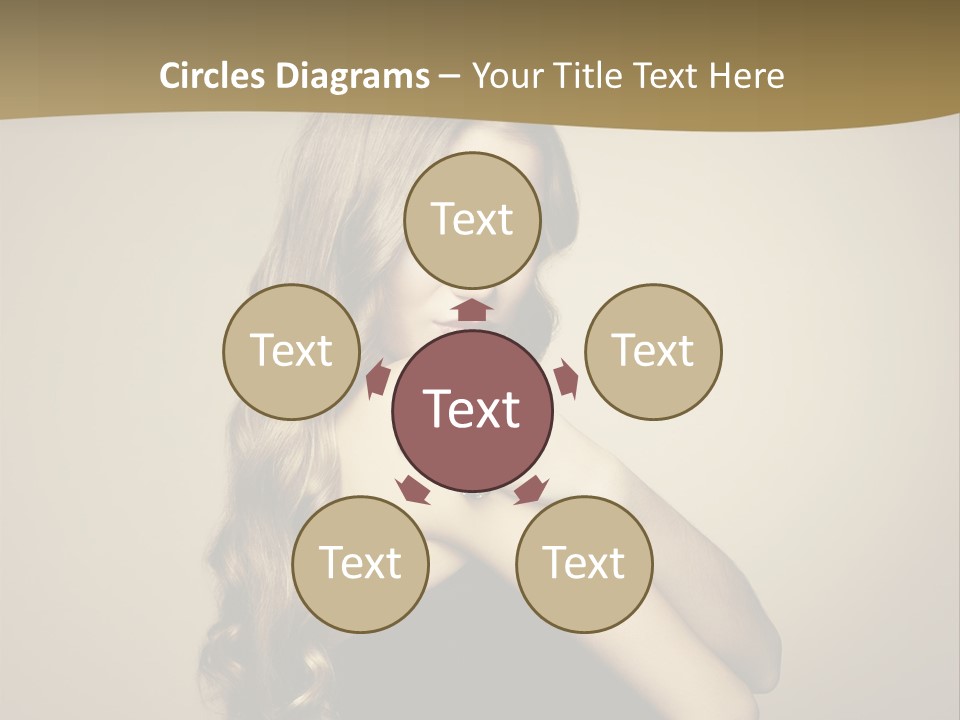 A Woman In A Black Dress With A Ring On Her Finger PowerPoint Template