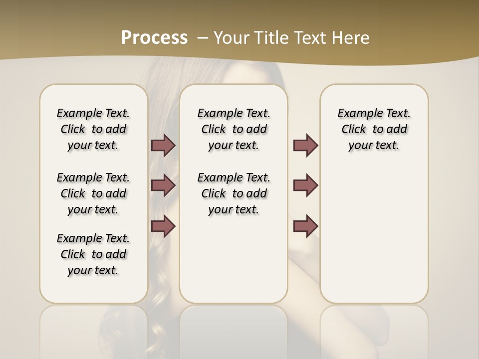 A Woman In A Black Dress With A Ring On Her Finger PowerPoint Template
