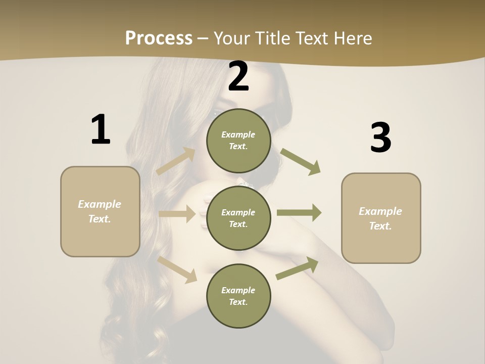 A Woman In A Black Dress With A Ring On Her Finger PowerPoint Template