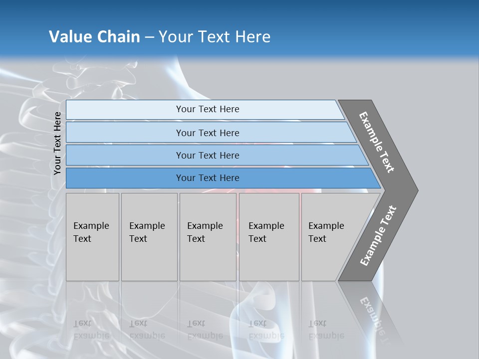 A Skeleton With A Highlighted Shoulder Is Shown In This Powerpoint Presentation PowerPoint Template