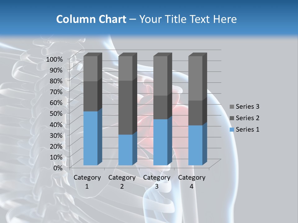 A Skeleton With A Highlighted Shoulder Is Shown In This Powerpoint Presentation PowerPoint Template