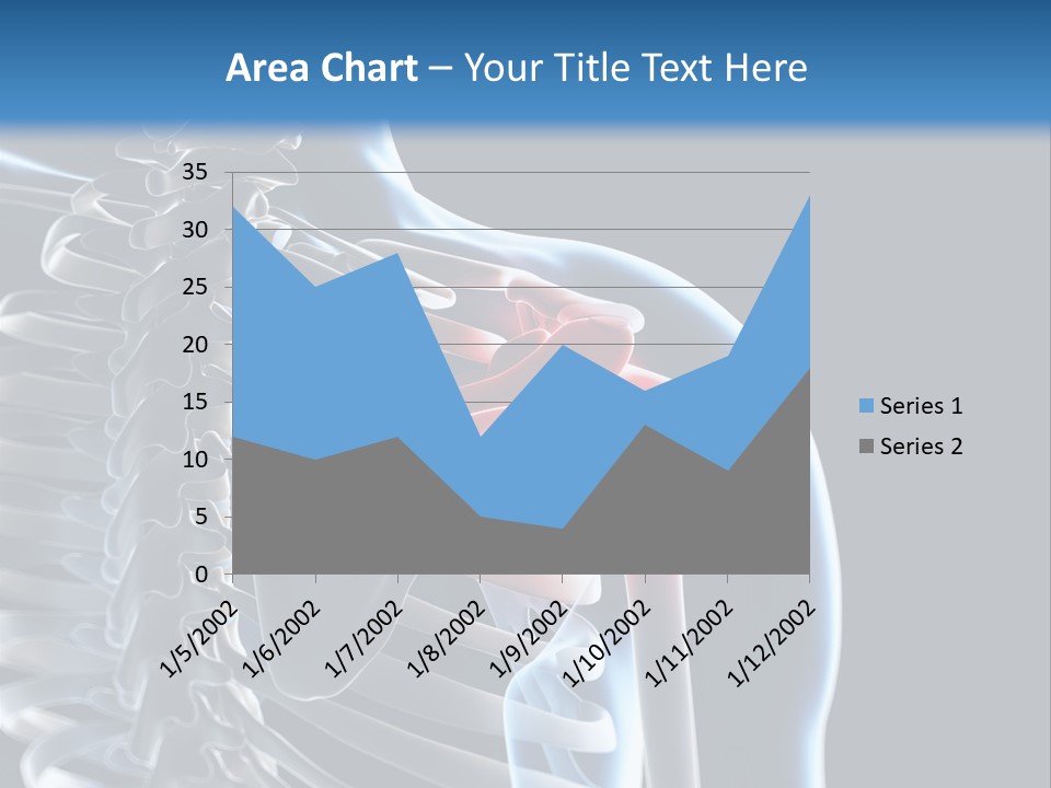 A Skeleton With A Highlighted Shoulder Is Shown In This Powerpoint Presentation PowerPoint Template