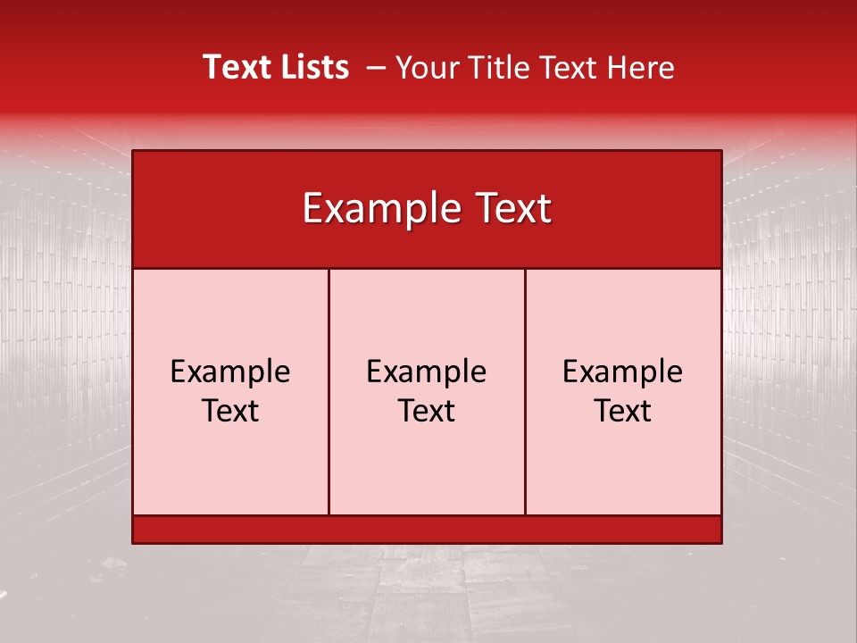 A Dark Tunnel With A Light At The End PowerPoint Template