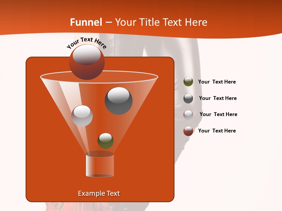 A Woman In Black Leather Pants Holding A Violin PowerPoint Template