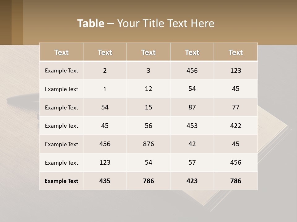 A Cup Of Coffee And A Book On A Table PowerPoint Template