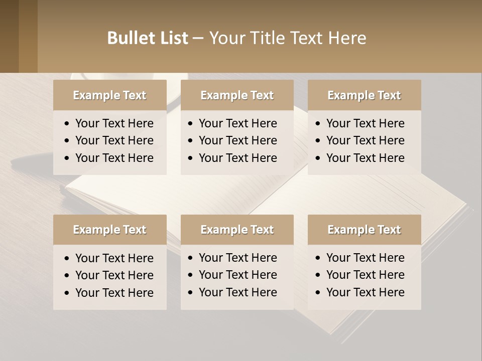 A Cup Of Coffee And A Book On A Table PowerPoint Template