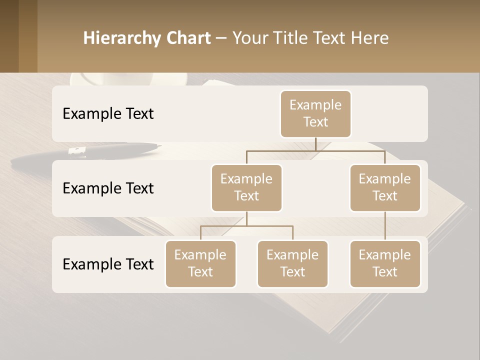 A Cup Of Coffee And A Book On A Table PowerPoint Template