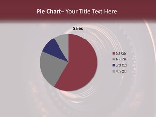 A Close Up Of A Camera Lens PowerPoint Template