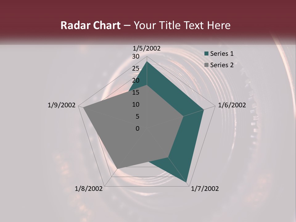 A Close Up Of A Camera Lens PowerPoint Template