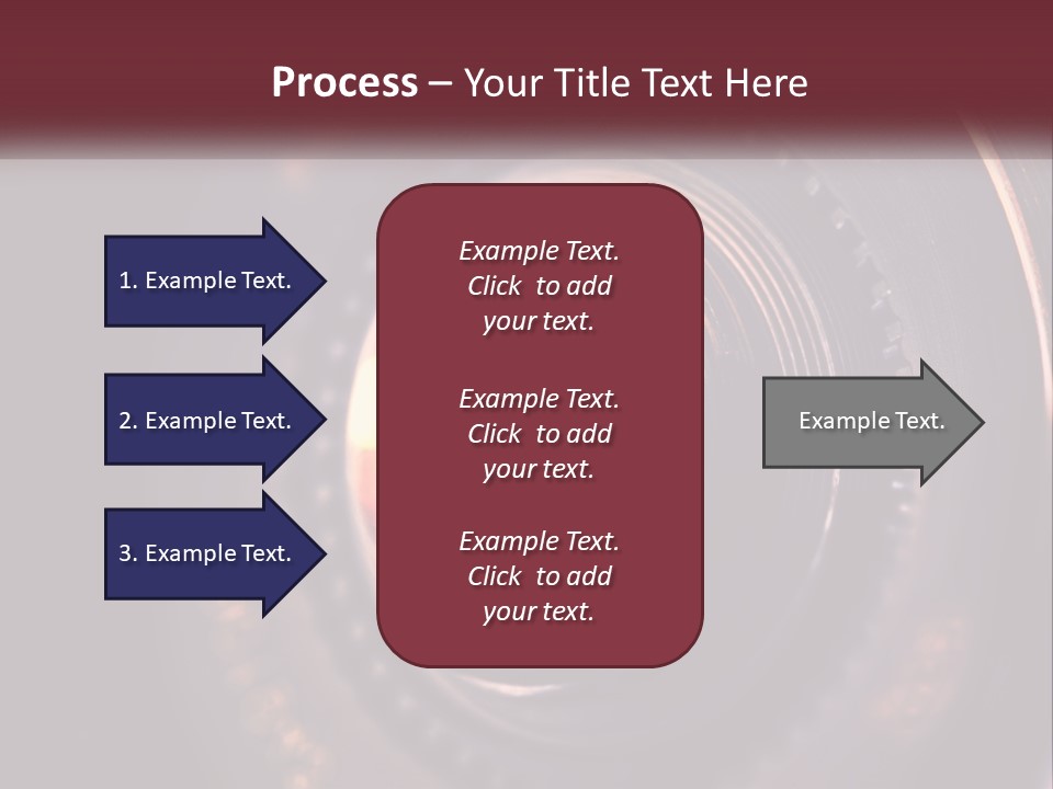 A Close Up Of A Camera Lens PowerPoint Template