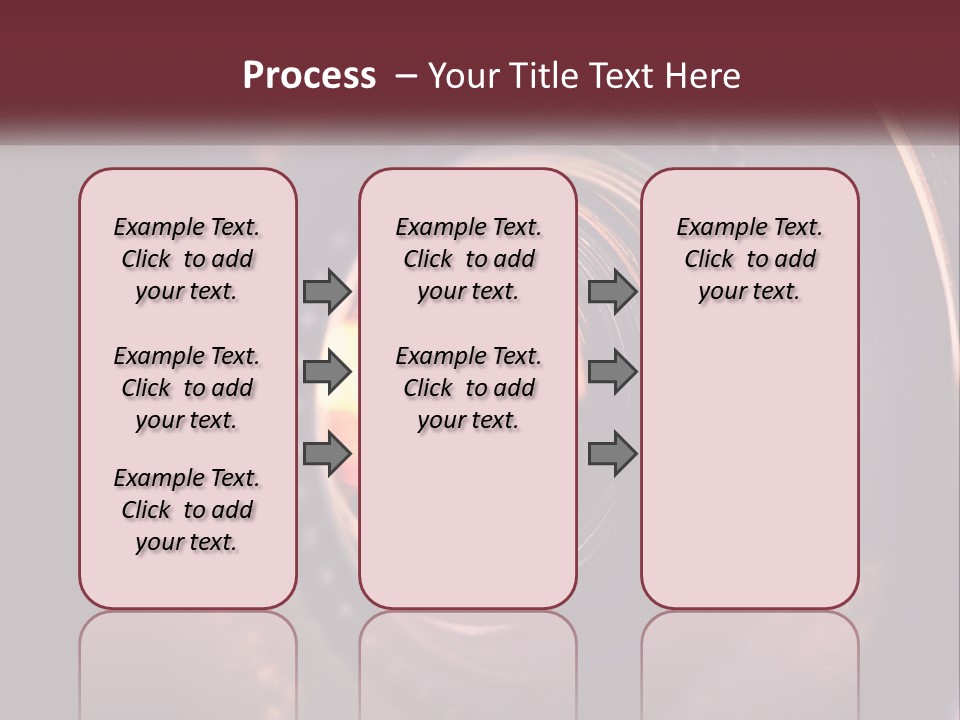 A Close Up Of A Camera Lens PowerPoint Template