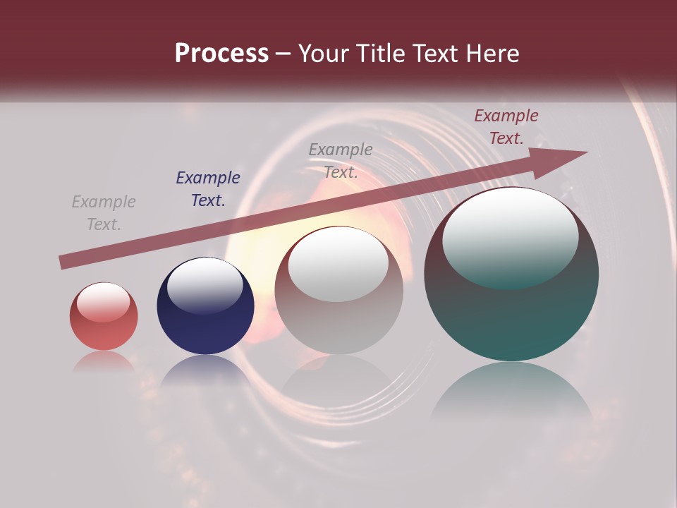 A Close Up Of A Camera Lens PowerPoint Template