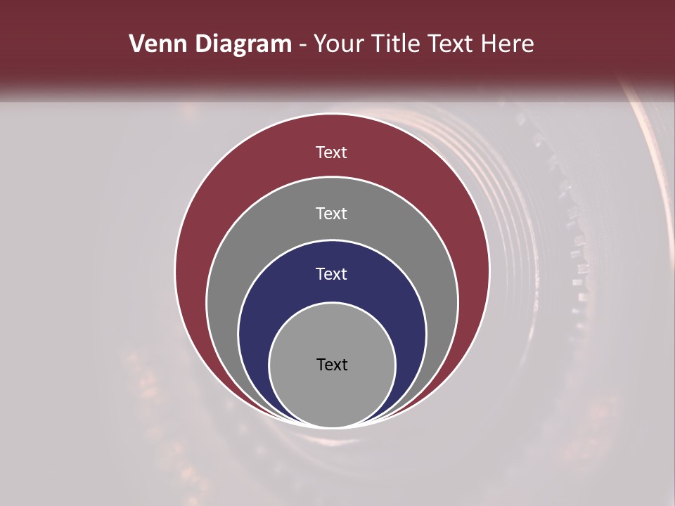 A Close Up Of A Camera Lens PowerPoint Template