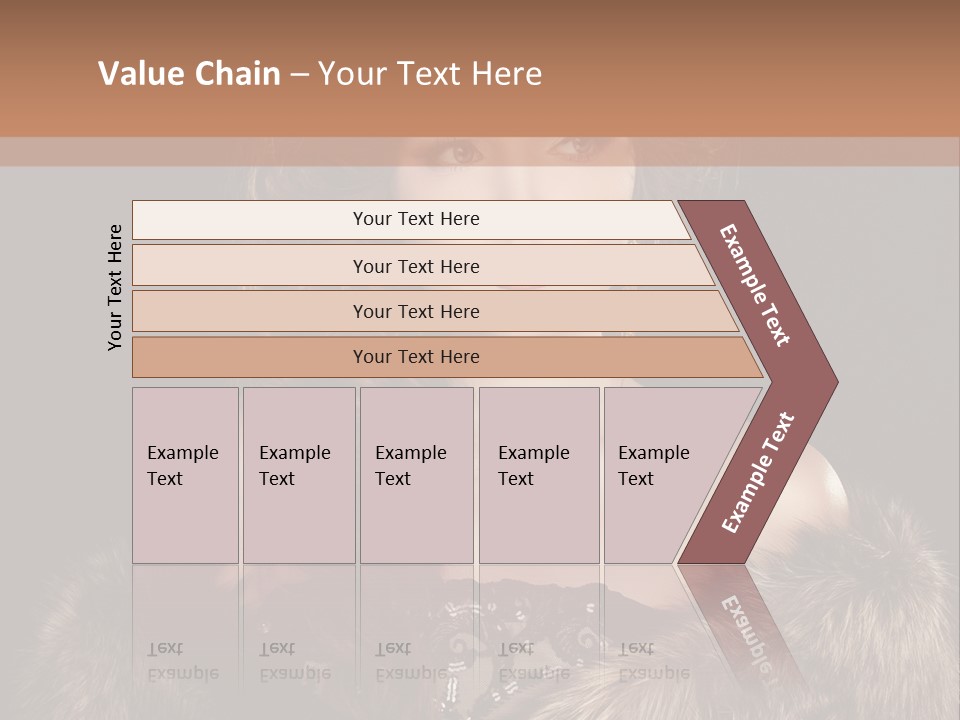 A Woman Wearing A Crown And A Fur Stole PowerPoint Template