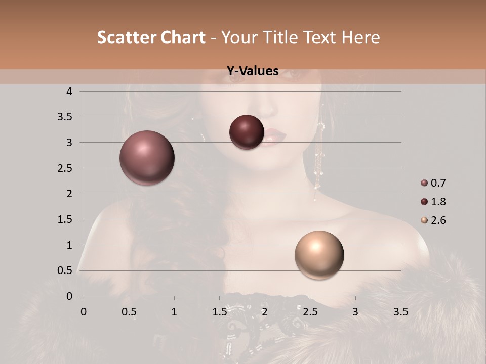 A Woman Wearing A Crown And A Fur Stole PowerPoint Template