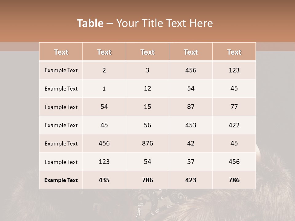 A Woman Wearing A Crown And A Fur Stole PowerPoint Template