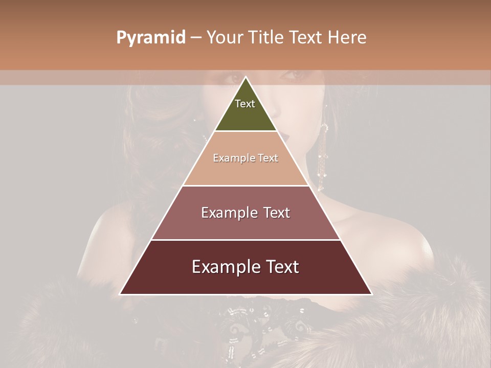 A Woman Wearing A Crown And A Fur Stole PowerPoint Template