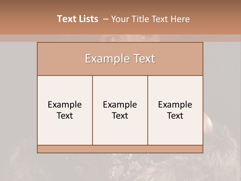 A Woman Wearing A Crown And A Fur Stole PowerPoint Template