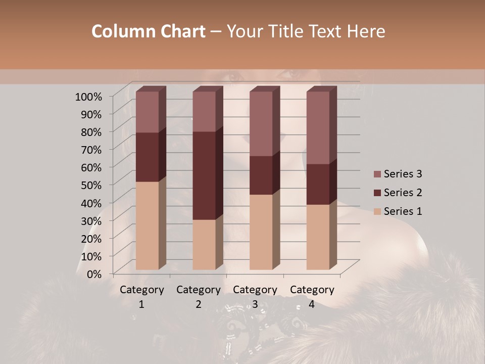 A Woman Wearing A Crown And A Fur Stole PowerPoint Template