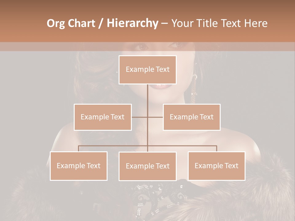 A Woman Wearing A Crown And A Fur Stole PowerPoint Template