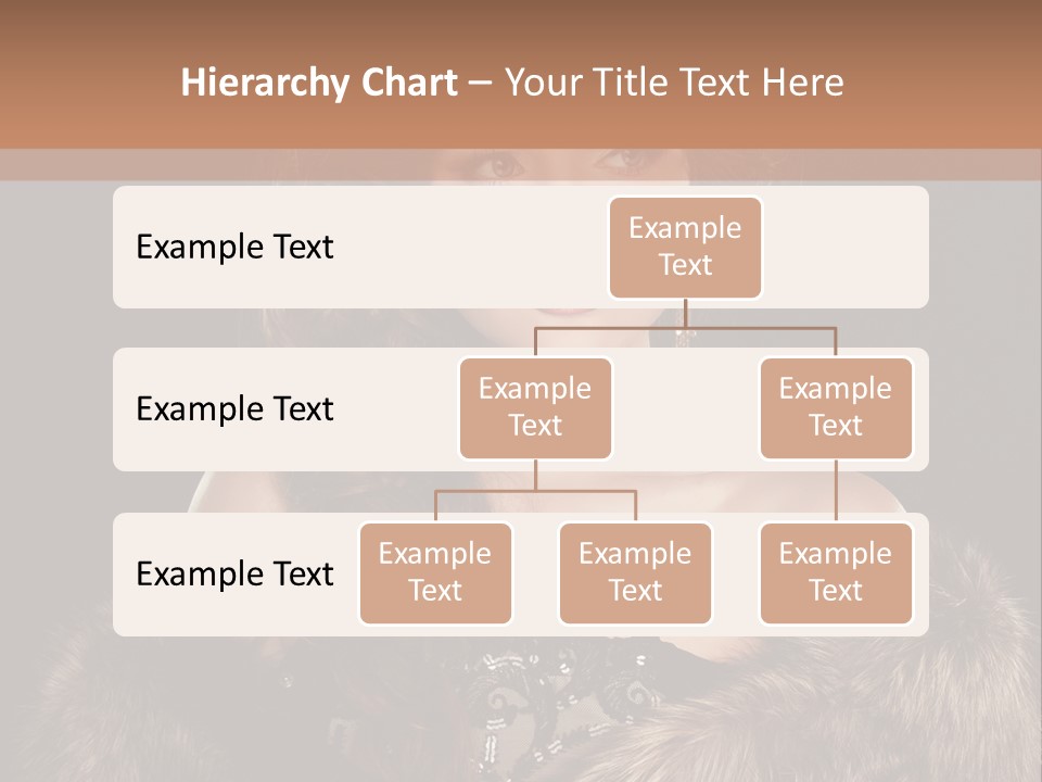 A Woman Wearing A Crown And A Fur Stole PowerPoint Template
