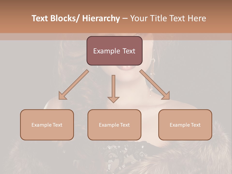 A Woman Wearing A Crown And A Fur Stole PowerPoint Template