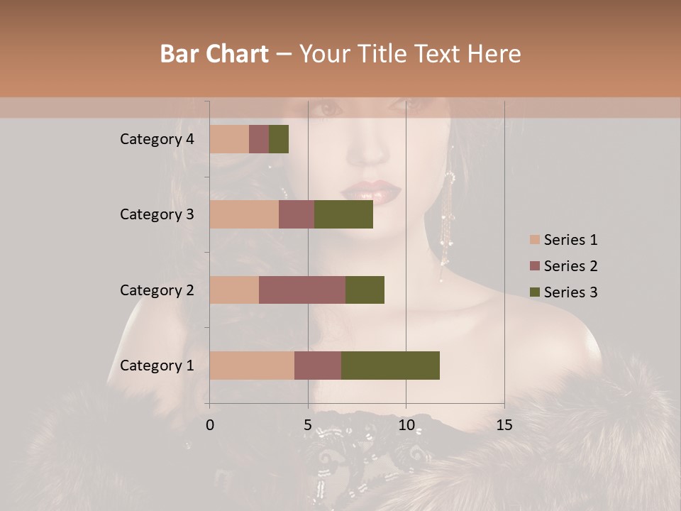 A Woman Wearing A Crown And A Fur Stole PowerPoint Template