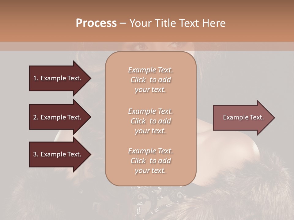 A Woman Wearing A Crown And A Fur Stole PowerPoint Template