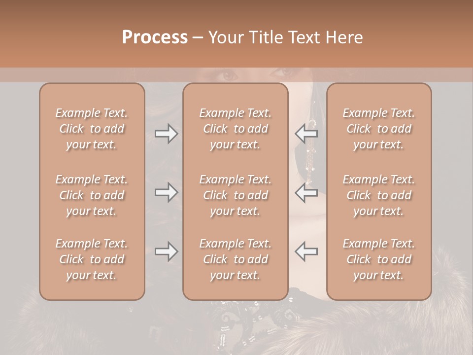 A Woman Wearing A Crown And A Fur Stole PowerPoint Template