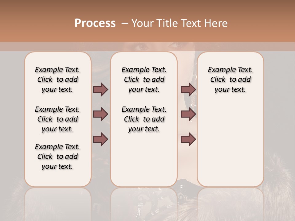 A Woman Wearing A Crown And A Fur Stole PowerPoint Template