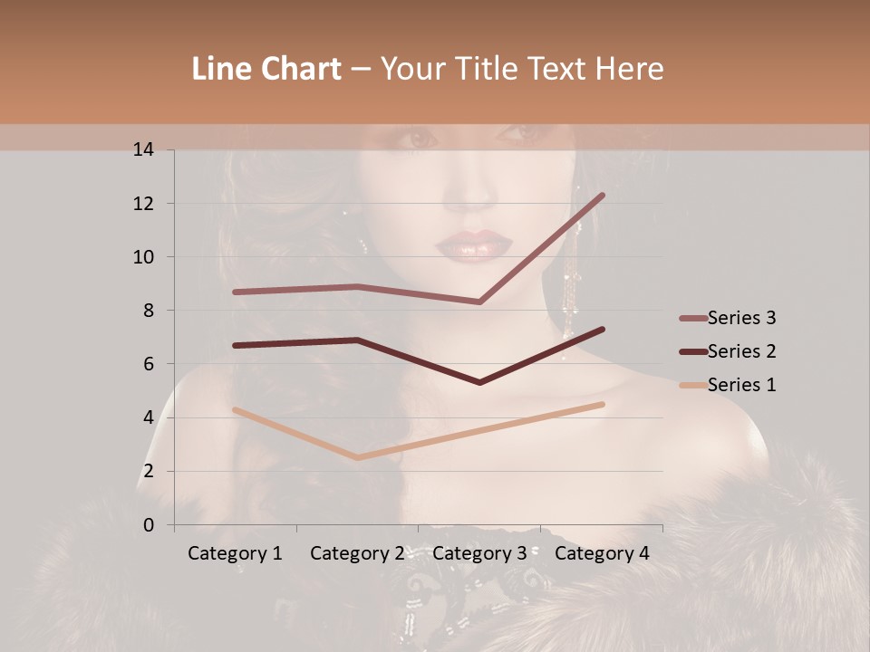 A Woman Wearing A Crown And A Fur Stole PowerPoint Template