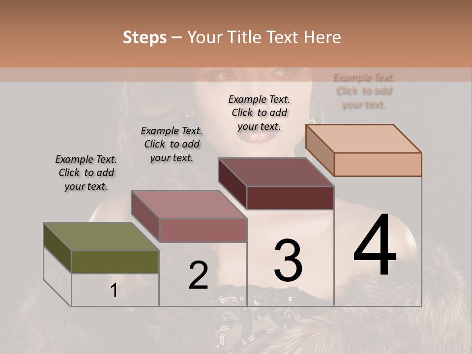 A Woman Wearing A Crown And A Fur Stole PowerPoint Template